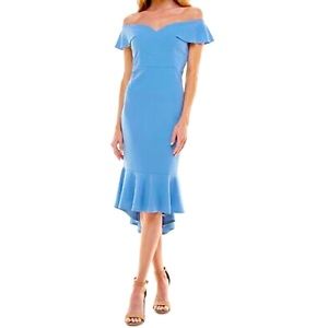 Juniors' Ruffled Midi Dress